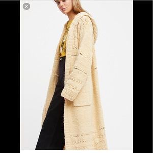 Free people sand dollar cardi.  Never worn